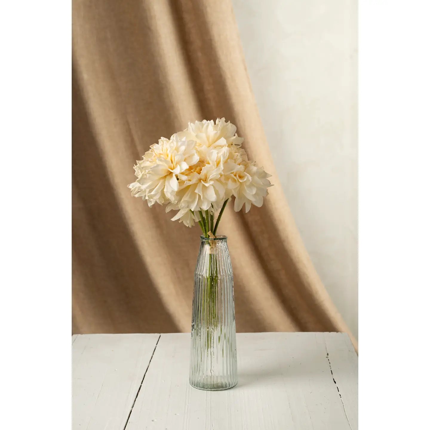 Dahlia Flower Bouquet -Champagne