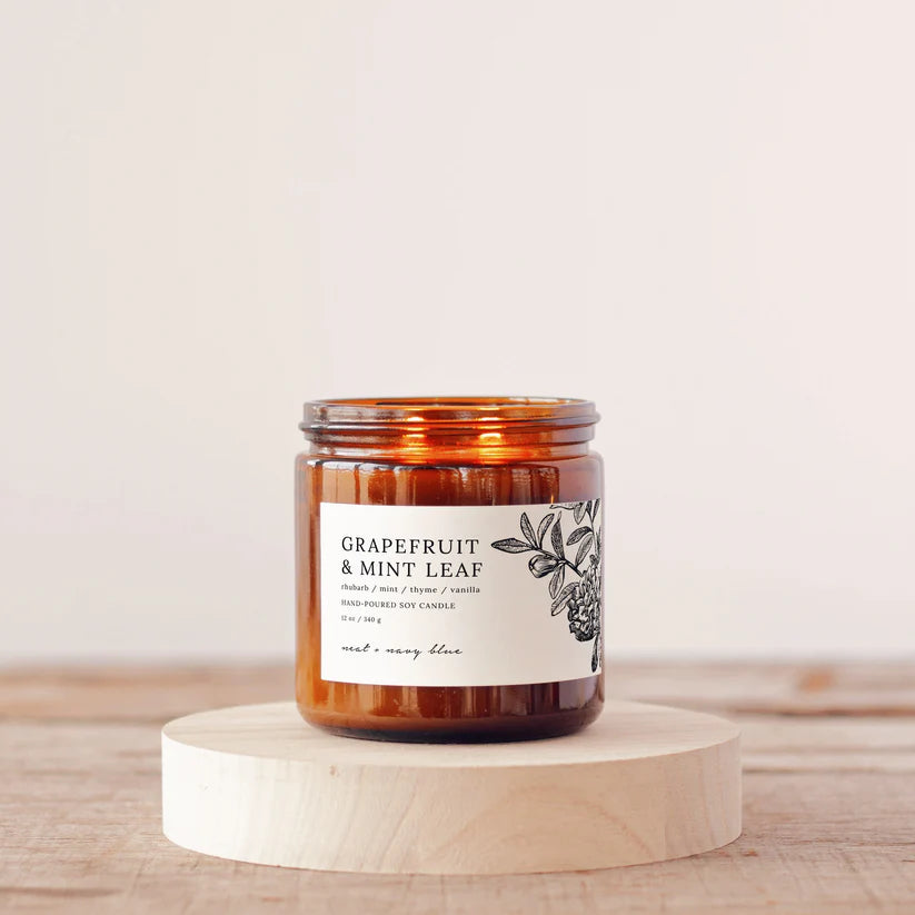 Grapefruit Mint 12oz. Candle