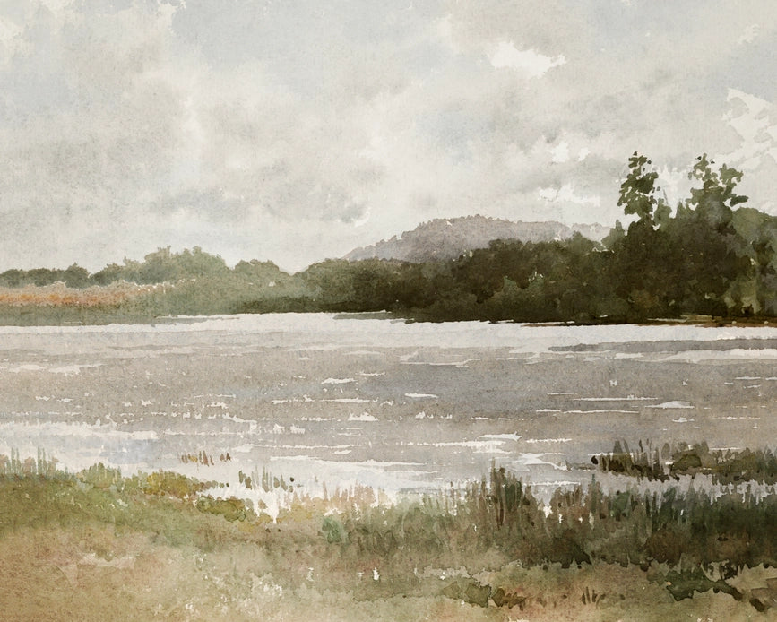 Rolling Hills Vintage Art Print 11x14