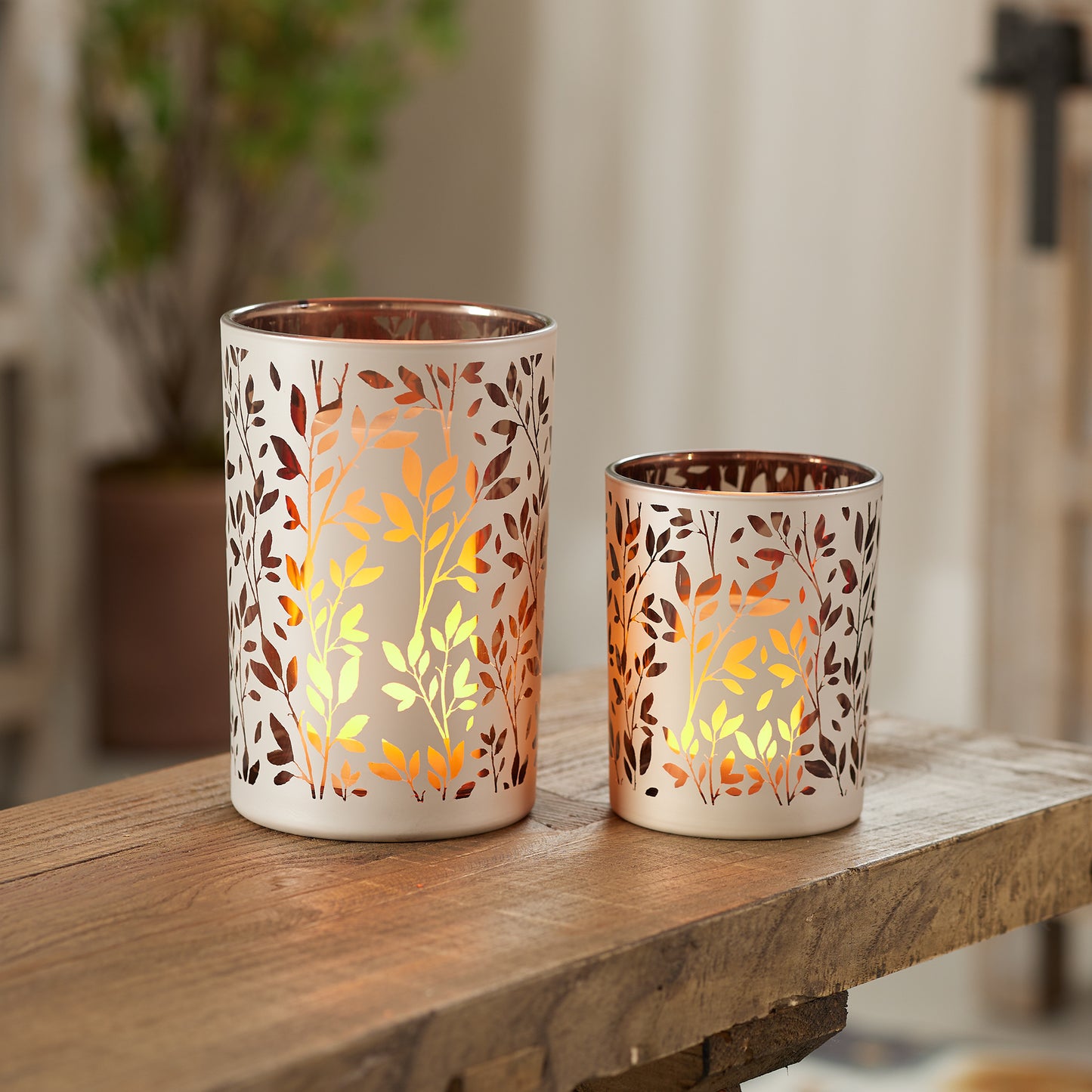 Leafy Vine Candle Holder (Set of 2)