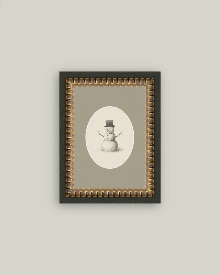 Snowman Framed Art