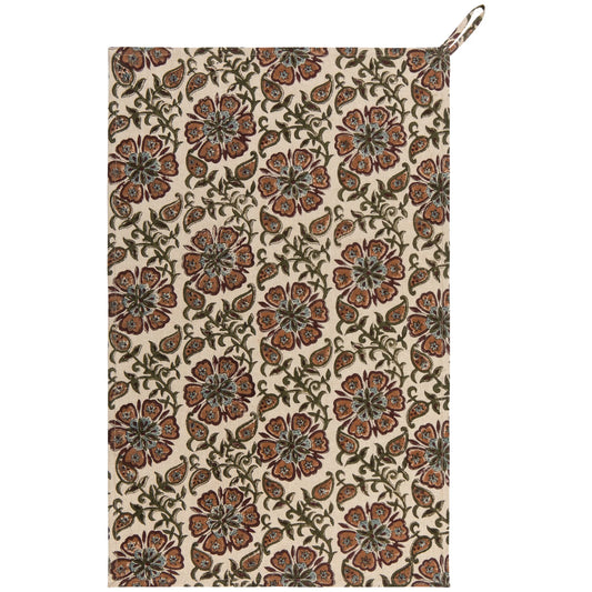 Block Print Dishtowel- Elysian
