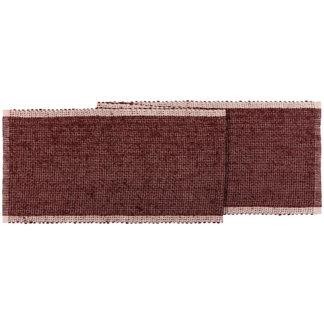 Lattice Table Runner 72"- Garnet