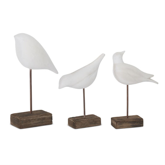 White Bird on Spindle