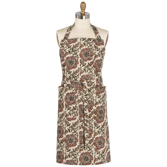 Block Print Apron- Elysian
