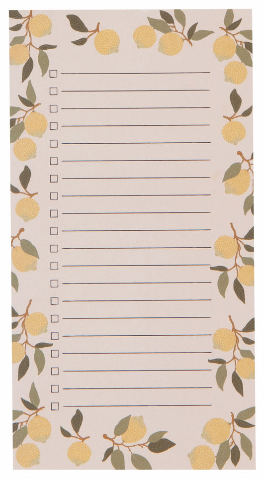 Notepad- List It Lemons