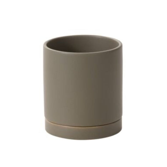 Romey Neutral Pot with Saucer