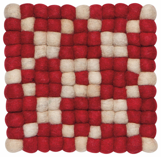 Trivet Dot Cranberry