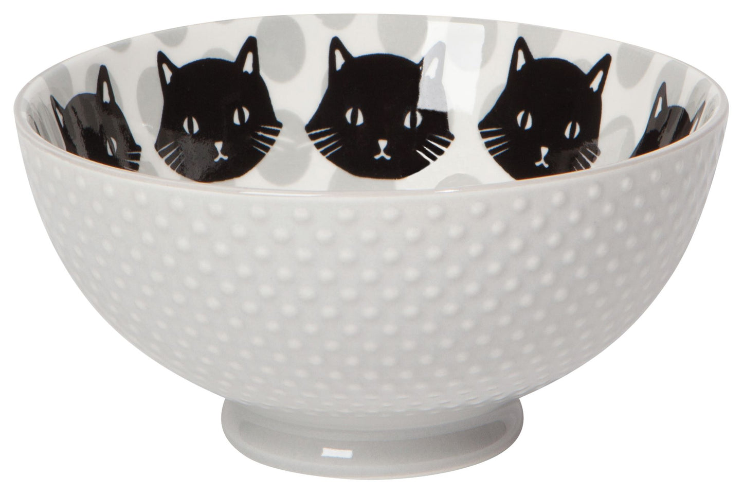 6" Stamped Bowl Feline Fine