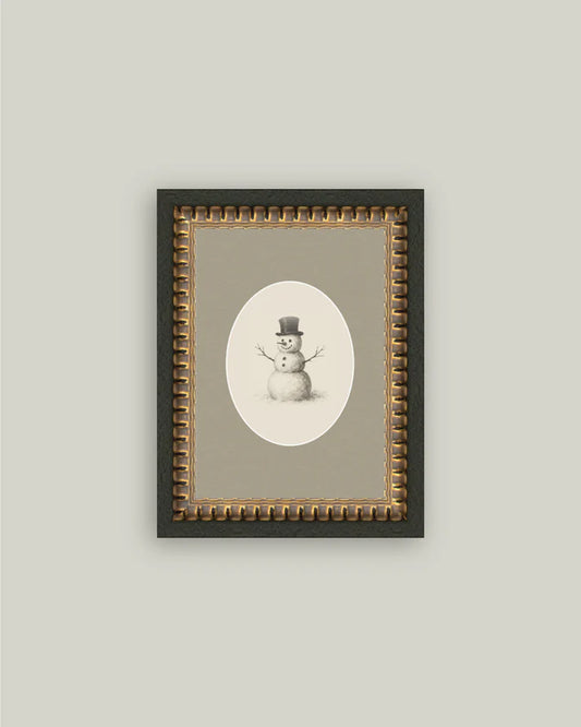 Snowman Framed Art