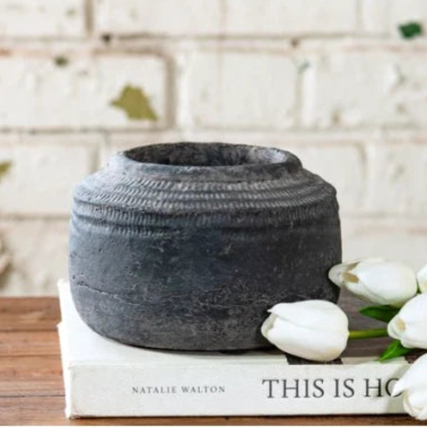 Grey Textured Planter- 6x4