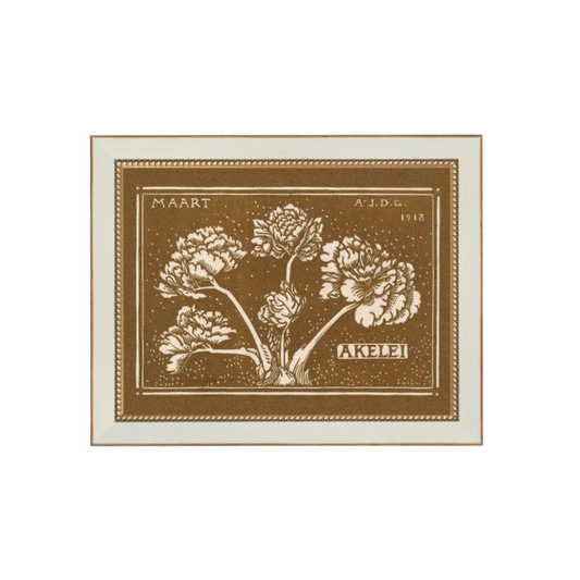 Maart Blossoms- 7x9 Cream Frame