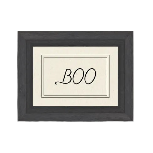 Vintage Boo Framed Art
