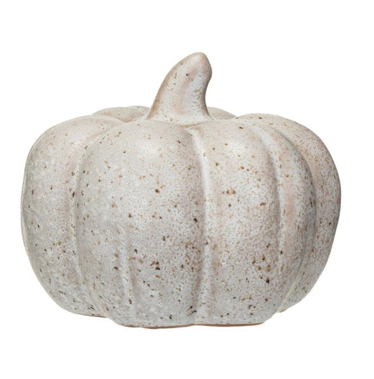 Stoneware Short Pumpkin