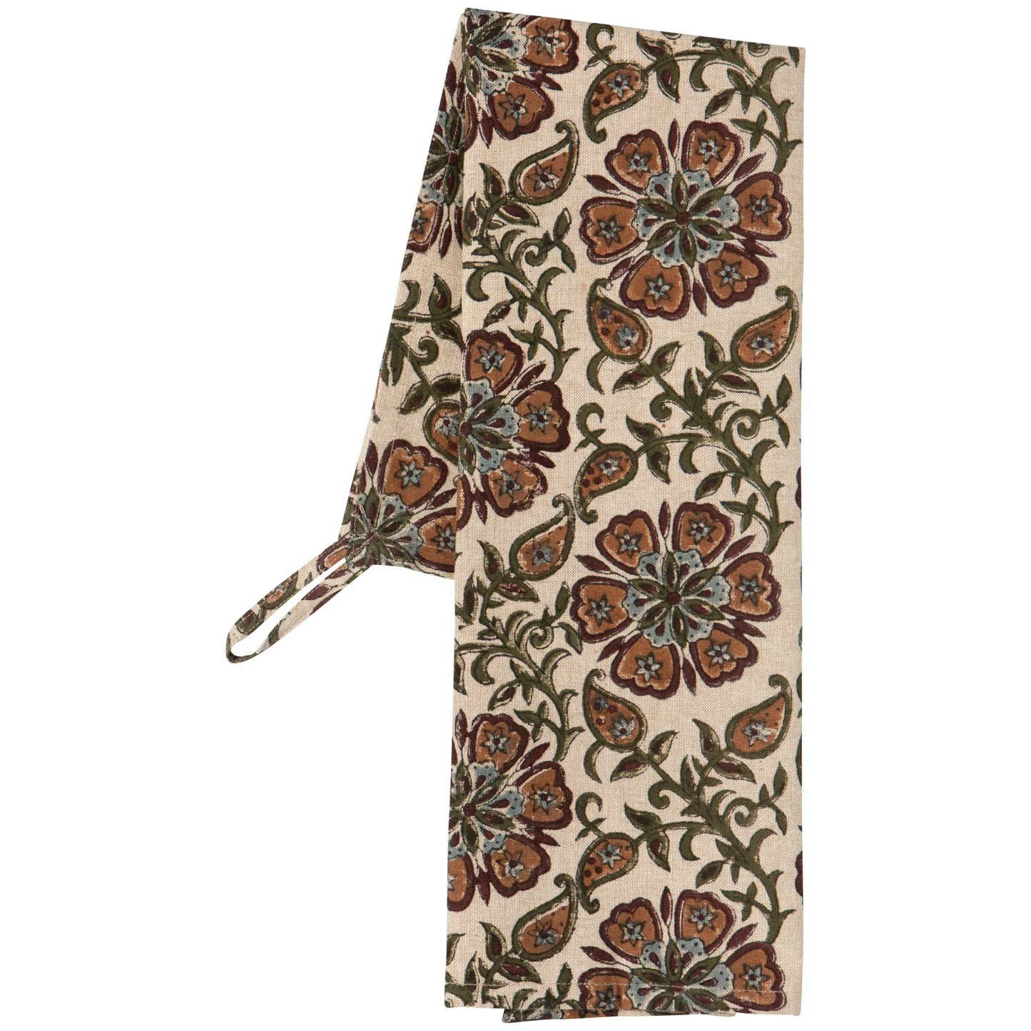 Block Print Dishtowel- Elysian