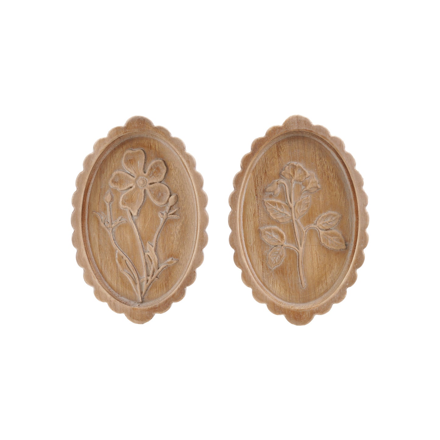 Wood Scalloped Wall Décor, 2 Styles
