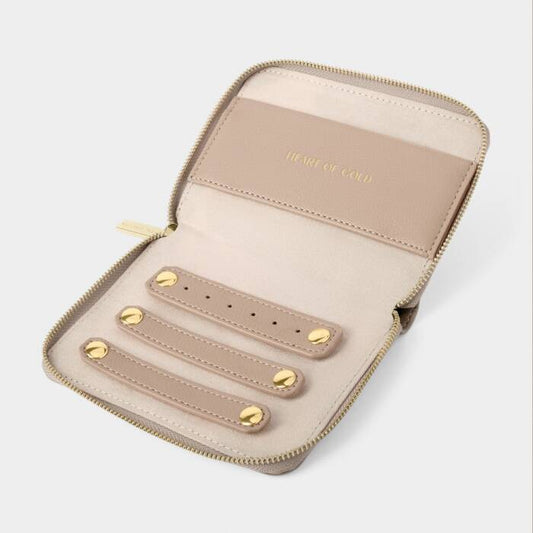 SLIM JEWELRY CASE | Light Taupe