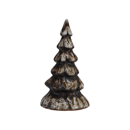 Stoneware Brown Tree- 7.5"