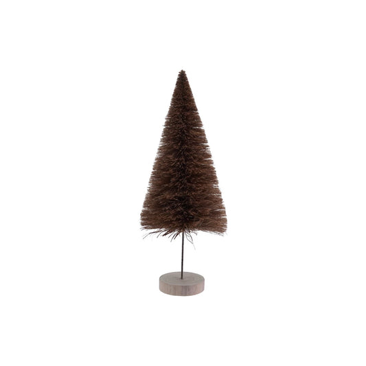 12" Sisal Bottle Brush Tree- Brown